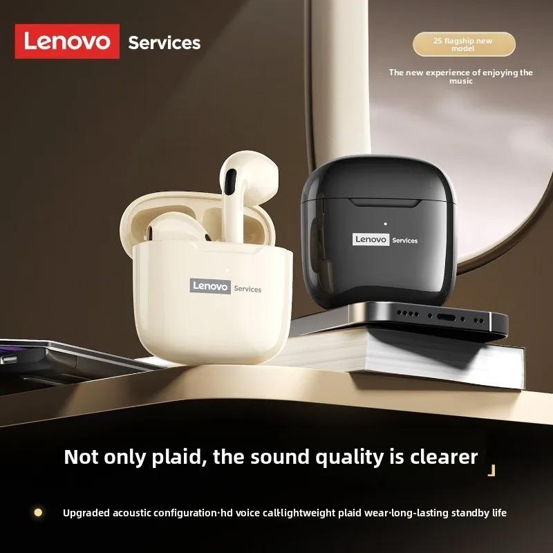 Original Lenovo LE201 Wireless Headphones Bluetooth 6.0 Earbuds ENC Call Noise Cancellation Ultra Long Latency Surround Sound Earphones