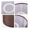 Round Shade E27 Light Socket Decorative Lamp Cover For Bedroom Living Room Floor Table Lamp