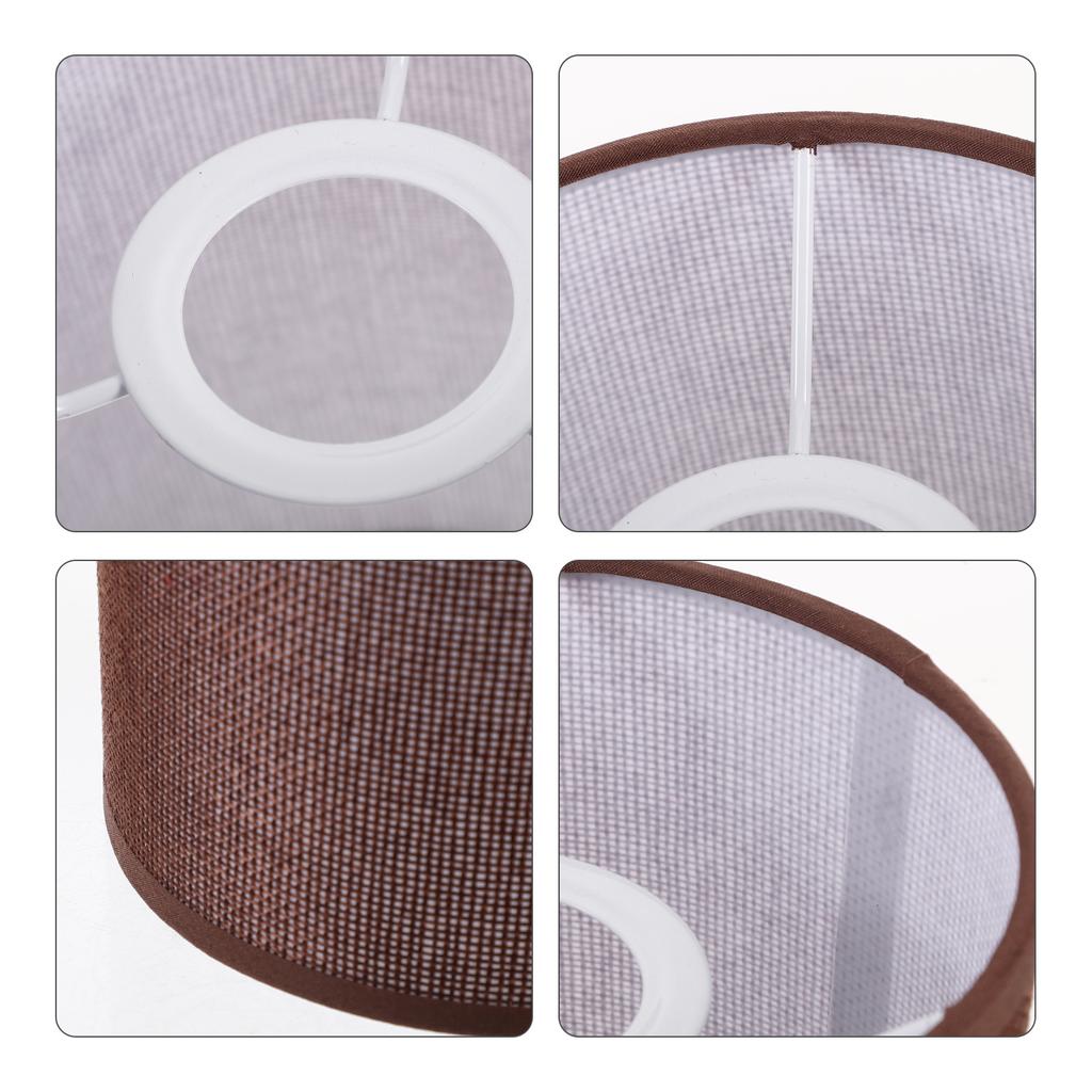 Round Shade E27 Light Socket Decorative Lamp Cover For Bedroom Living Room Floor Table Lamp
