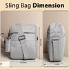 Water Resistance Side Bag - Travel Bag - Office Business Bag - Cross Body Bag - Messenger Bag - Sling Bag for Men and Women Adjustable Strap