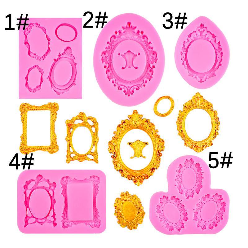 Photo Frame Silicone Sugarcraft Mold Chocolate Cupcake Fondant Decorating Tools