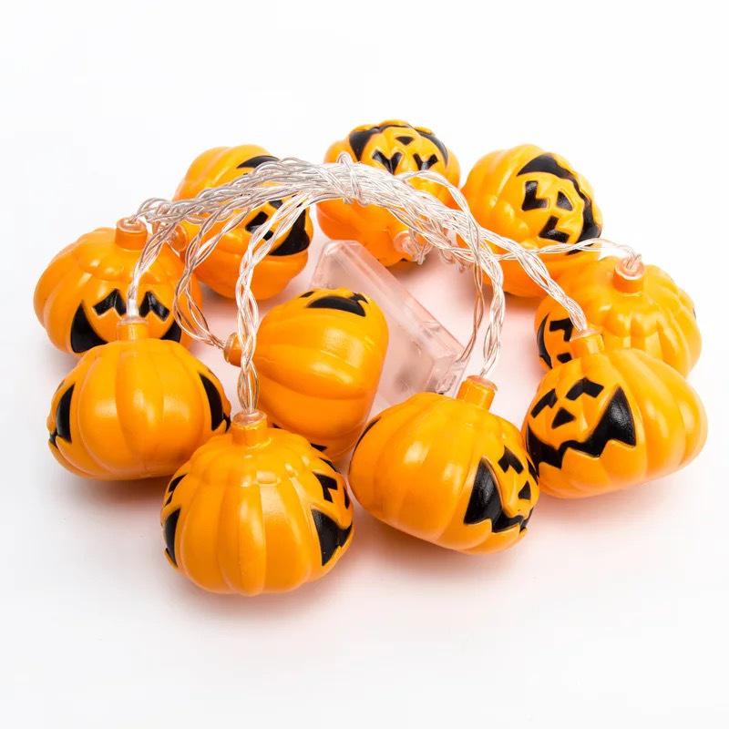 LED Ghost Hand Halloween String Lights - Spooky Pumpkin & Skull Décor
