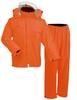 APt PRO AP300 Orange Rain Suit, Workwear, Men's Waterproof and Water-Repellent Top and Bottom Set, Size 5L