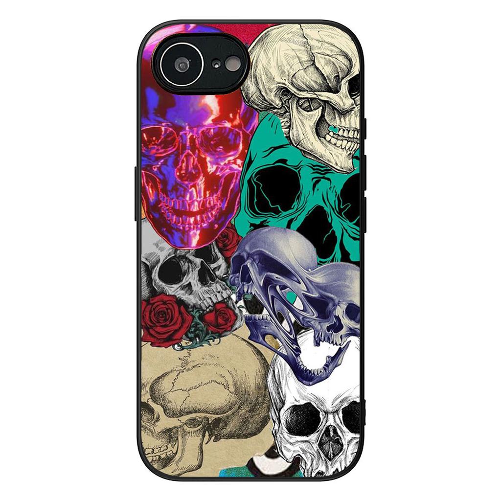 Little Ghost with Halloweens Pumpkin Skull Phone Case for Samsung Galaxy Note 20 9 10 S8 S10 Lite S9 Plus A54 A53 A21S S10E A17