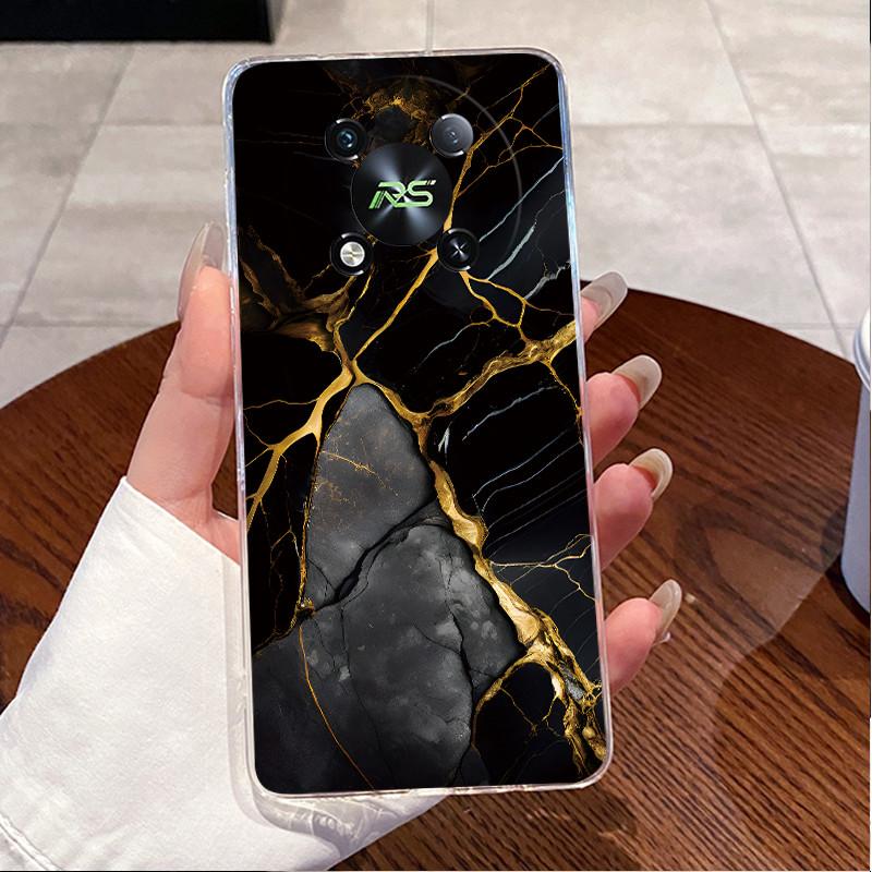 Hülle Für ITEL RS4 S666LN Gehäuse Luxus Niedlich Liebesherz Hase Lustiges Muster Transparentes TPU Weiches Silikon Handyhülle Rückseite