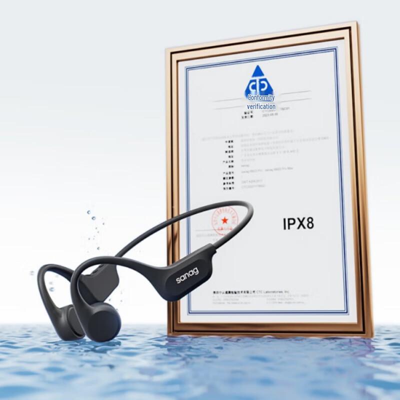 Saina B60 Bone Conduction Open-Ear Sports & Swimming Headphones