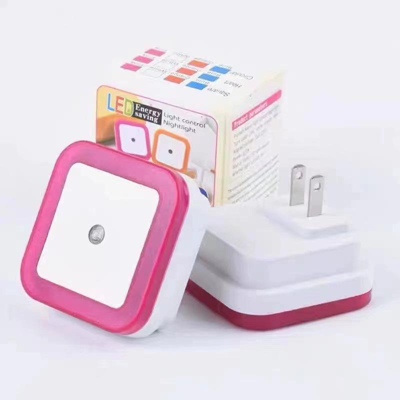 Intelligent LED Night Light with Light Control for Bedside, Energy Saving, US/EU Socket