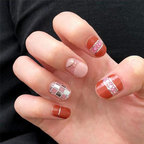 

Гель-наклейка для ногтей Nailsnail 22р + пилочка для ногтей, 118, 1 комплект