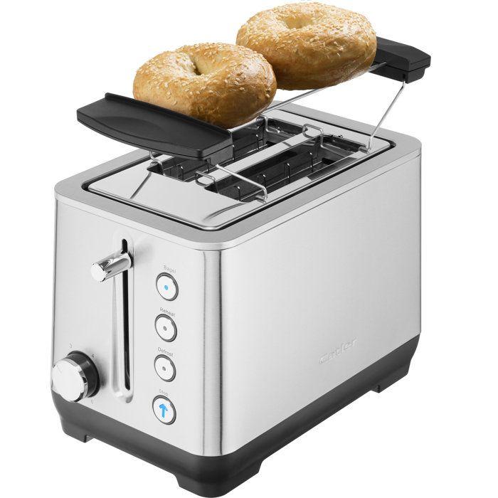 CATLER TS 4013 2-slice Toaster - Bagel Function - Defrost - Reheat - Anti-fingerprint Brushed Stainless Steel Finish