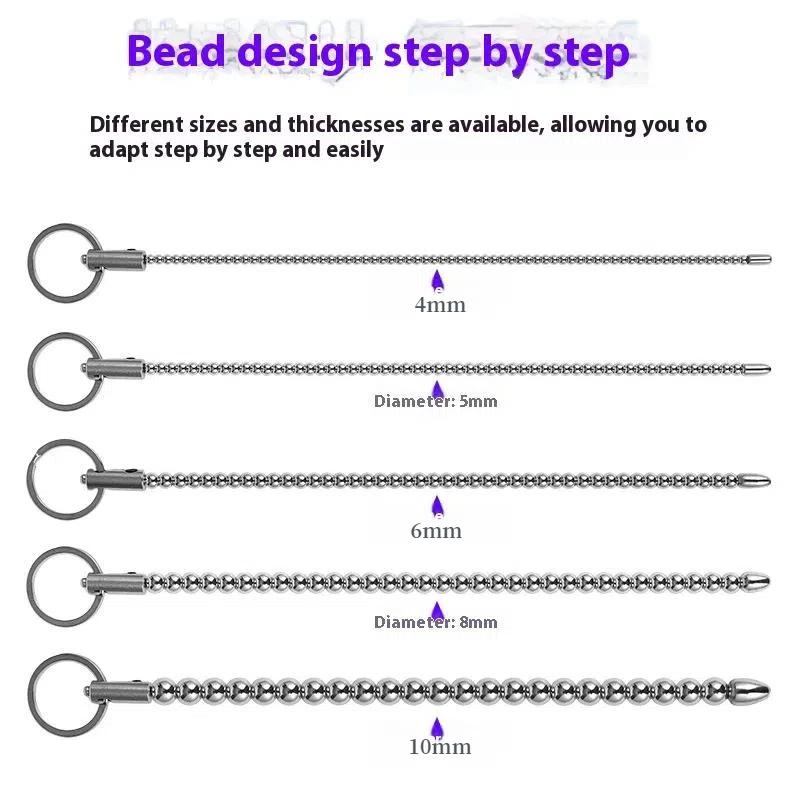 Stainless Steel Urethral Sounding Sounds Dilator Catheter Bdsm Electrosex Penis Plug Sex Toys