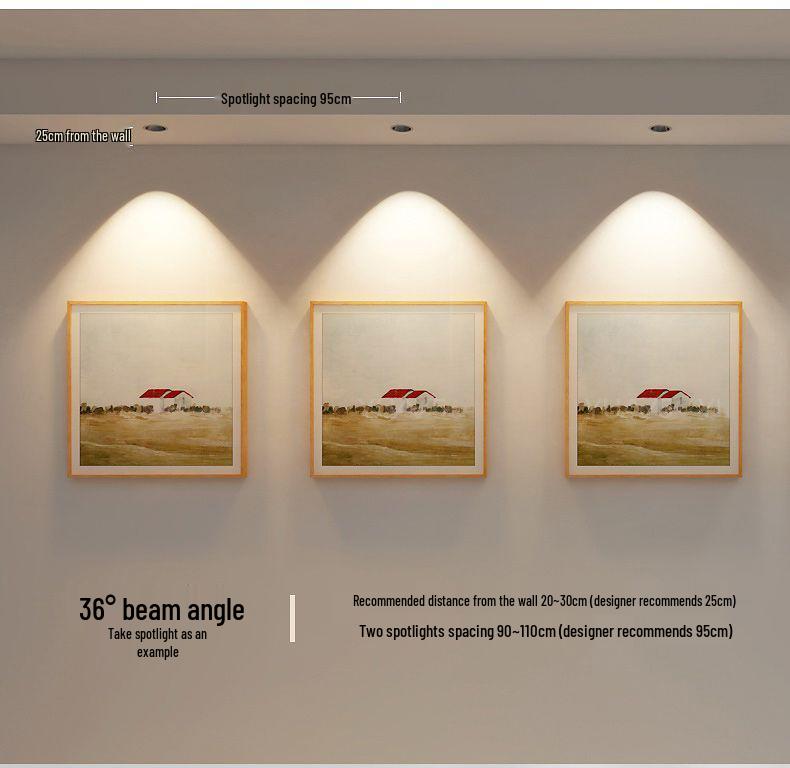 Anti-Glare LED Recessed Wall Washer Downlight, 75-90mm Cutout