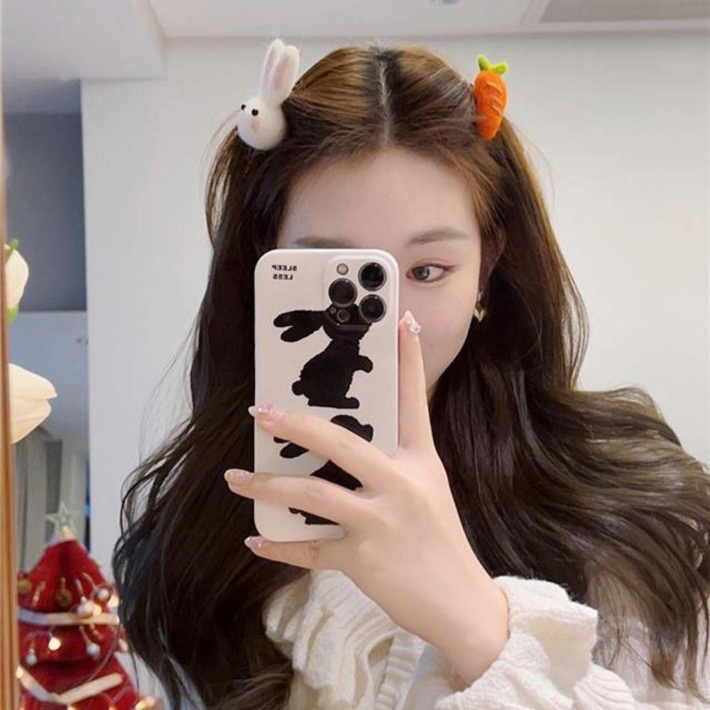 

Headdress Girls Barrettes Children s Barrettes Women Hairpins Duckbill Clips Rabbit Hair Clips carrot