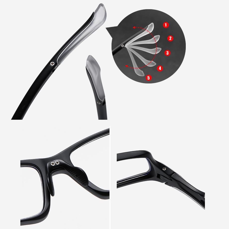 Anti-Blue Light Bifocal Reading Glasses Men Sports Photochromic Readers High Quality Multifunctional Eyeglasses