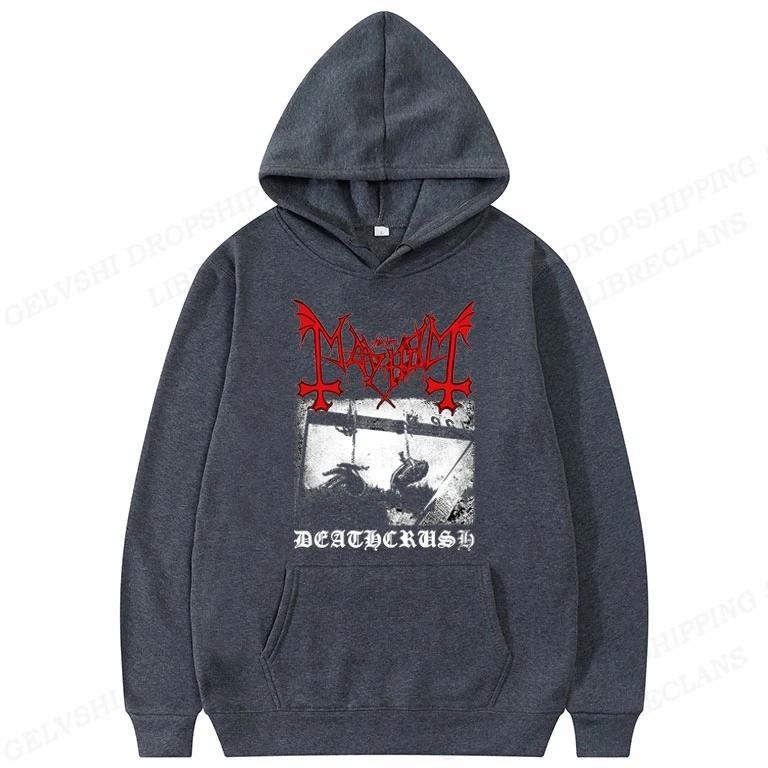 Rapper Mayhem Deathrush Hoodie Women Unisex Fashion Hoodie Sweatshirt Street Hip Hop Hooded Pullover
