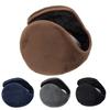 Solid Color Women Men Ear Cover Protector Thicken Plush Soft Winter Warm Earmuff