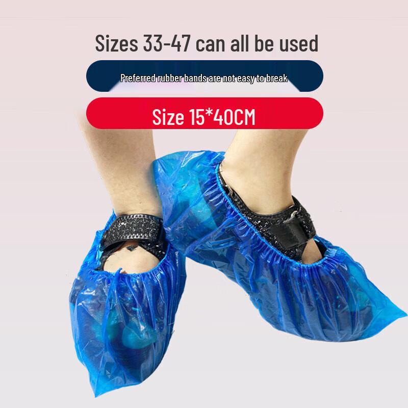 Disposable CPE Rain Shoe Covers