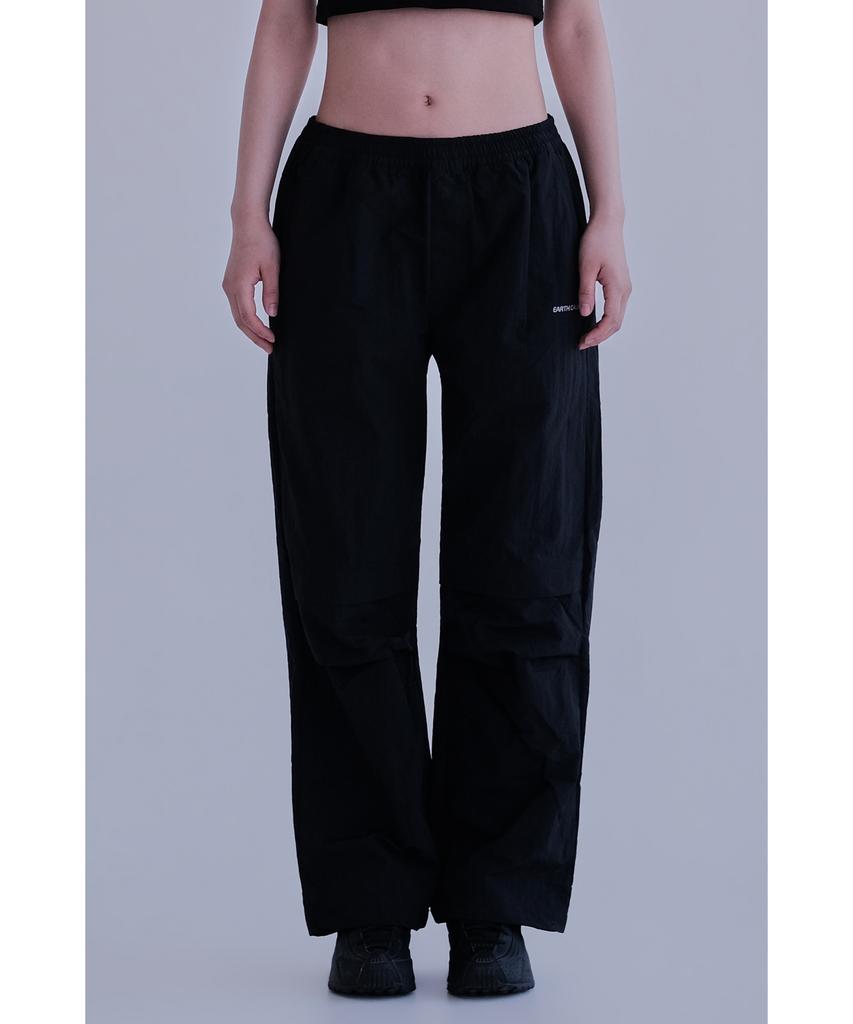 Eolseukamela [Reorder] Lightweight Parachute Pants Women_Black