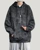 Long Sleeve Plus Loose with Pullover [foveitaa] Men's Hoodie, Sizes, Fit, Simple, Stylish, Tie-Dye Design, Hooded, Spring, Autumn, Winter, Outdoor,