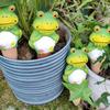 4Pcs Terracotta Self Watering Frog Planter Watering Spikes Slow Insert Automatic Spikes Cute Release Watering Tools