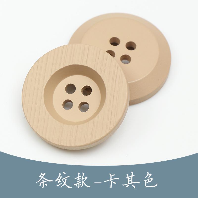 Svarta trenchcoat med hartsknappar, kostymimitation, hornknappar, färgade fyröglade knappar i exklusivt ullmönster