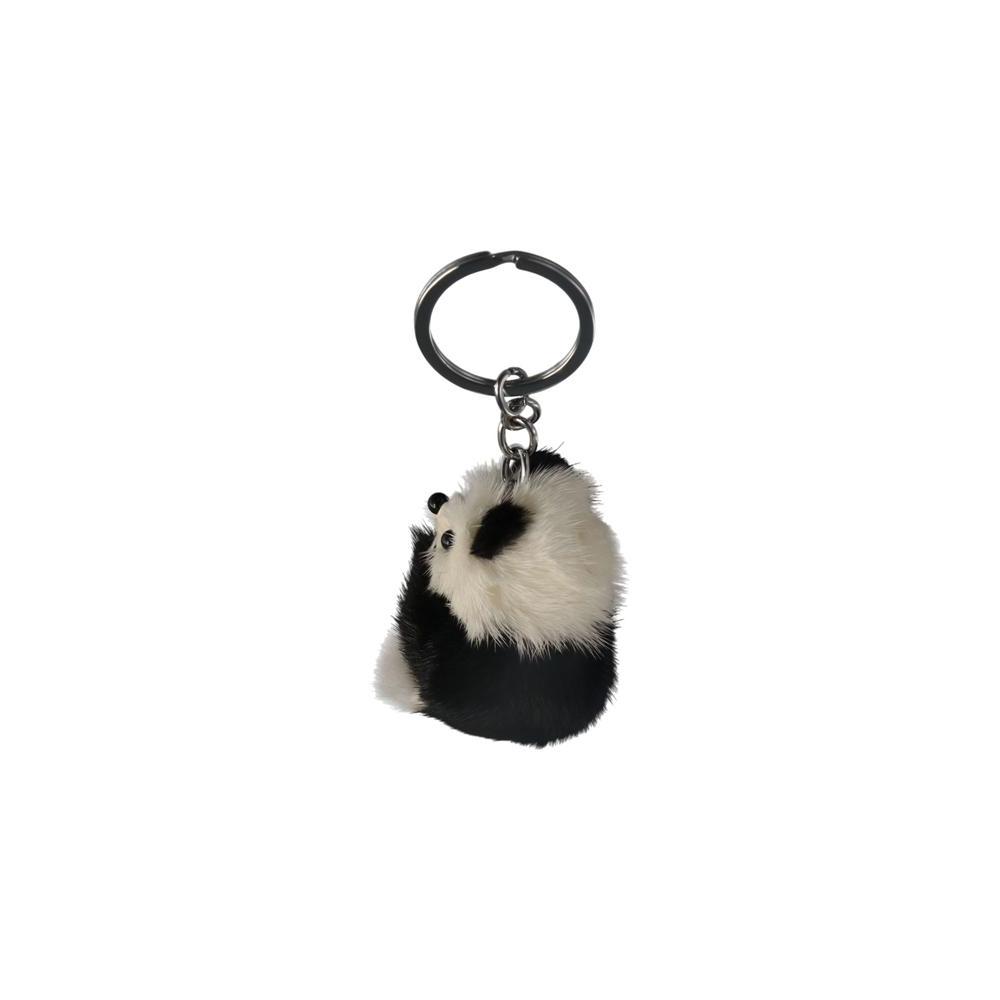 

Black Mini Mink Pendant Soft Plush Mink Keyring Kawaii Mink Fur Panda Keychain Couple