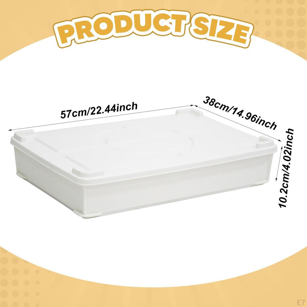Fermentation Box for Storing Ingredients, Organizing Pizza , Bread, Stackable Container with Lid,