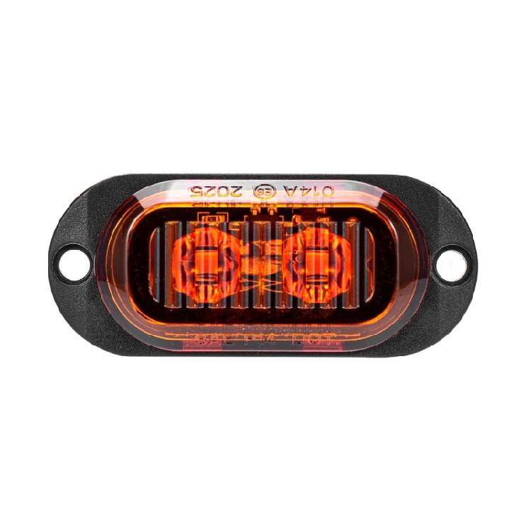 LED Strips Side Marker Lamp For Heavy Vehicles 12V-24V System Shock Resistant Lens Technology Safety Enhancement Light