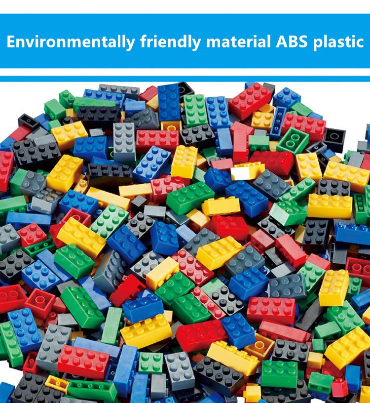 1000 Stück DIY MOC Farbe Zufällig Montage Bausteine Bulk Grundlegende Teile Klassische Modellbausteine Kreative Sets Kinderspielzeug