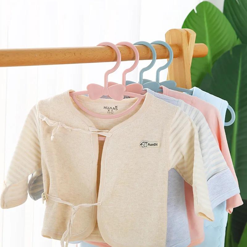 5-50Pcs Baby Hangers Plastic  Clothes  Hanger for Nursery Children Hangers Toddler Infant Portable Coats  Rack Baby clothes Bra