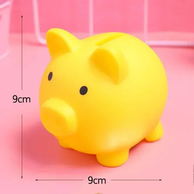 1 Pcs Cute Piggy Bank Coin Bank for Boys and Girls Children's Plastic Shatterproof Money Bank Children's Toy Gift Savings Jar