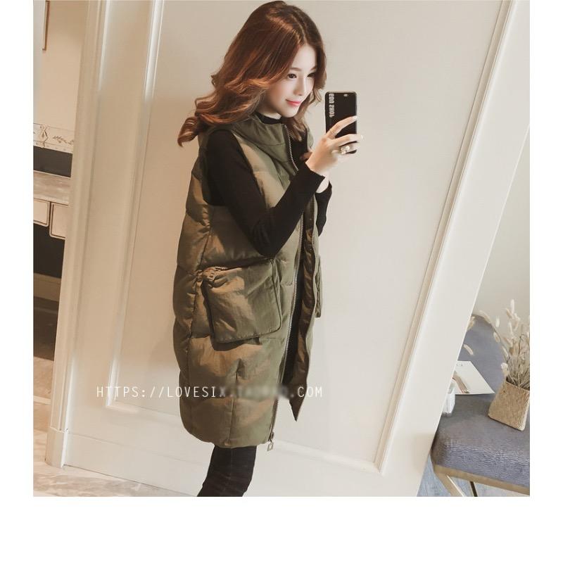 Down Cotton Vest Women's Vest Jacket
