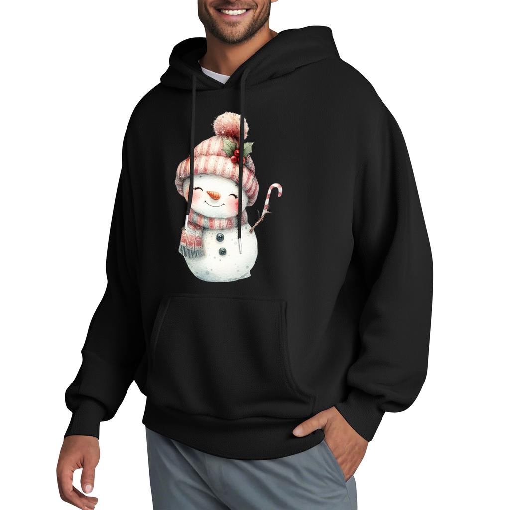 Men's Hooded Sweatshirt, Contrasting Color Sweatshirt, Sports   Casual Jacket