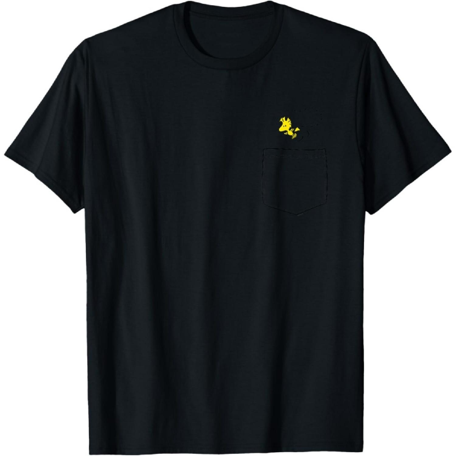 Peanuts Woodstock Faux Pocket T-Shirt S