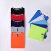 Soft Unisex T Shirt Summer Crew Neck Minimalist Tops Solid Color Unisex Lightweight T-shirt for Women and Men YG-2116