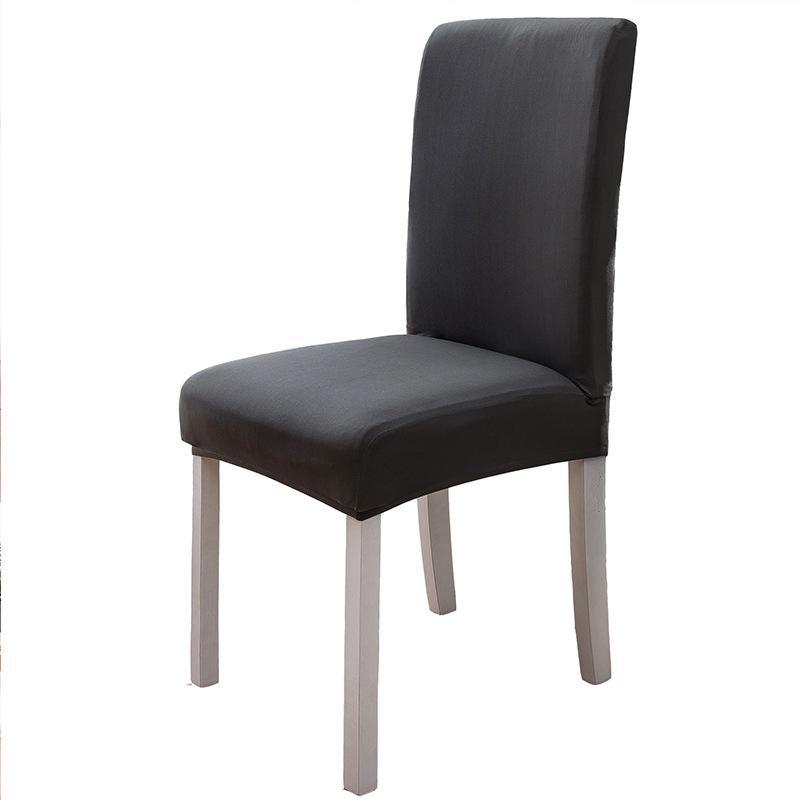 Milk Silk Solid Color Stretch Chair Cover for Office, Hotel, Restaurant, and Home - One-Piece Style
