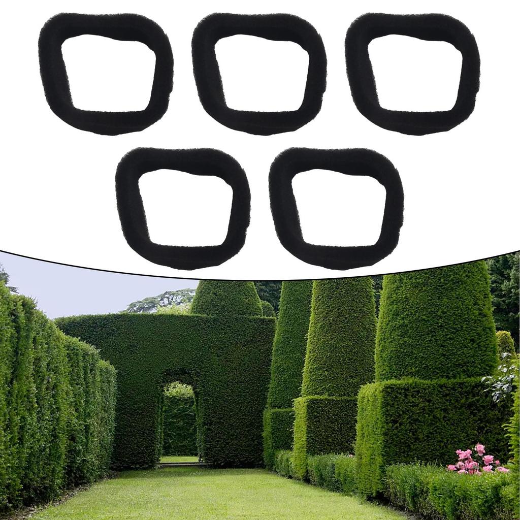 Black Filter Sponge Sponge 5Pcs Air Filter Fits Kit For Various Strimmers