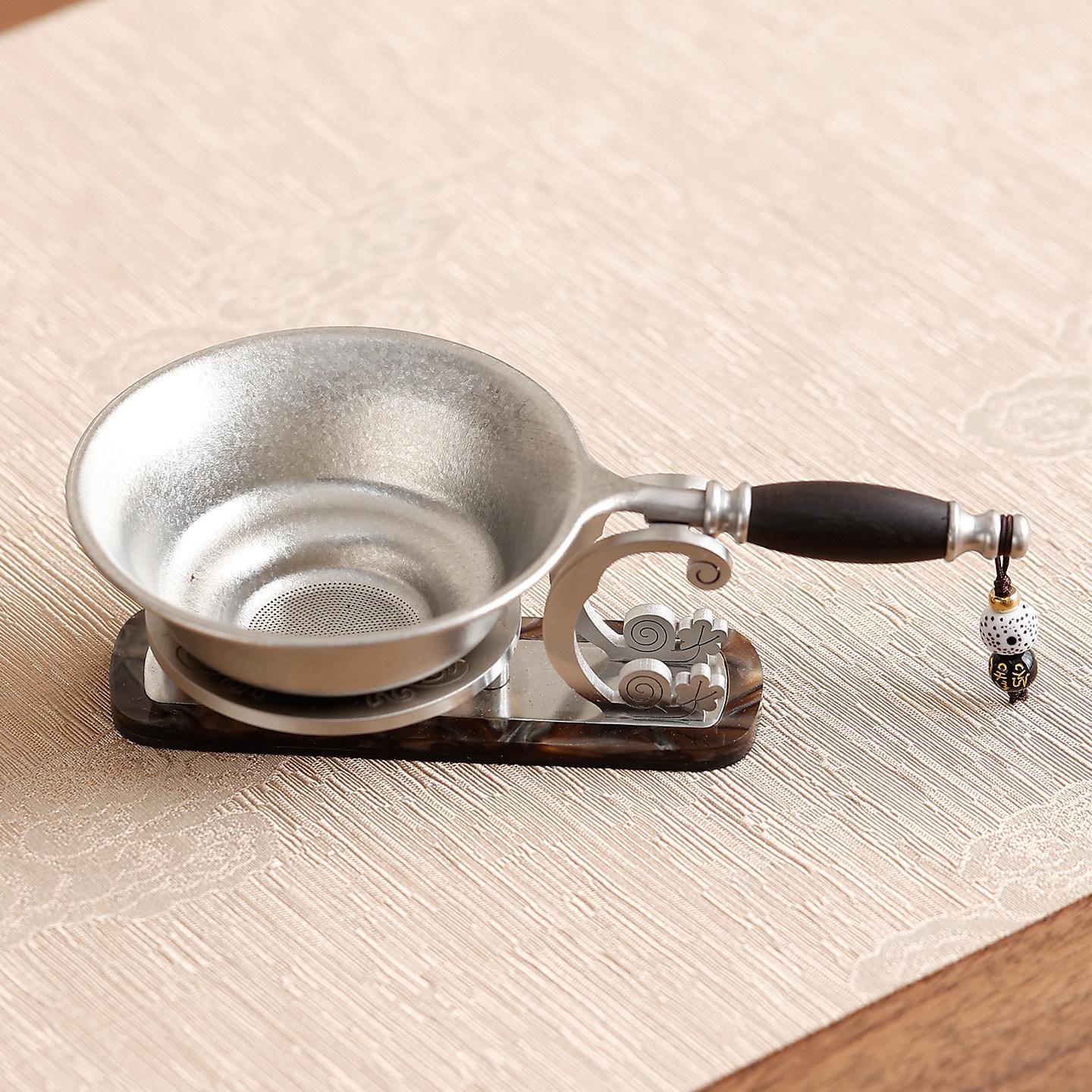 Pure Titanium Tea Strainer & Filter - Retro Tea Ceremony Accessory