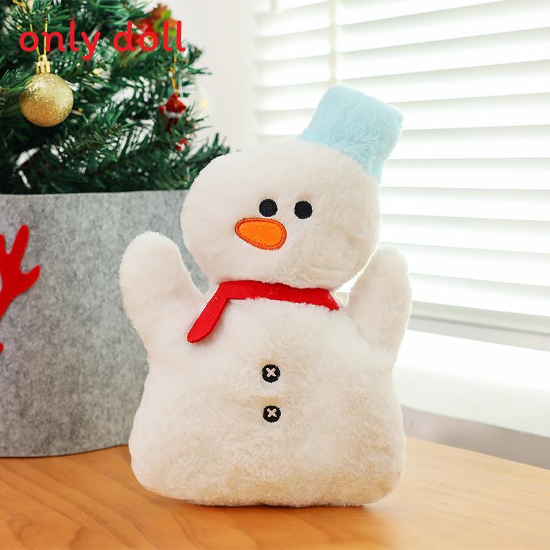 Santa Deer Claus Snowman Christmas Tree Red House Gloves Plush Dolls Toy