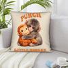 Monkey Punch Printed Pillow Cover Home Decor Holiday Gift