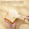 Silicone Spatula Adjustable Scraper with Ergonomic Grip Double-Sided Arc Design Heat Resistant Food Grade Silicone Baking Tool Kitchen Utensils
