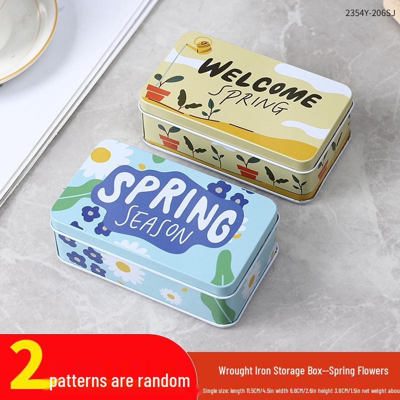 Adorable Cartoon Chocolate & Cookie Tin Box - Children's Gift or Wedding Favor Storage