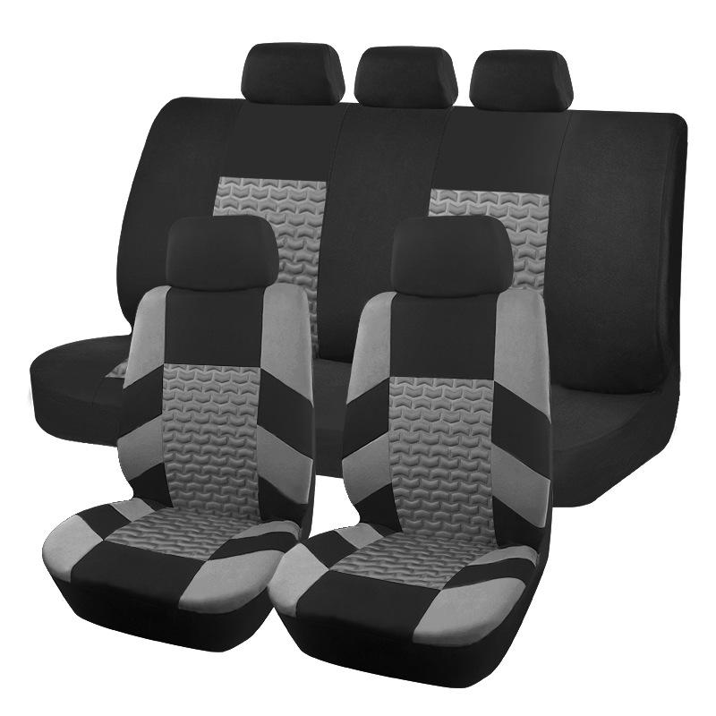 Fashion Universal Full Set Car Seat Covers Auto Seat Decoration Rear Front Auto Seat Cover Car Cushion Protector Case Cover