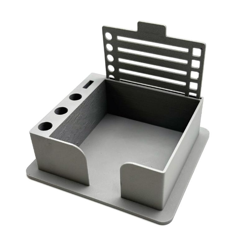 Space Saving Desk Tray Note Templates Hold Box For Notes Pens Office Supplies