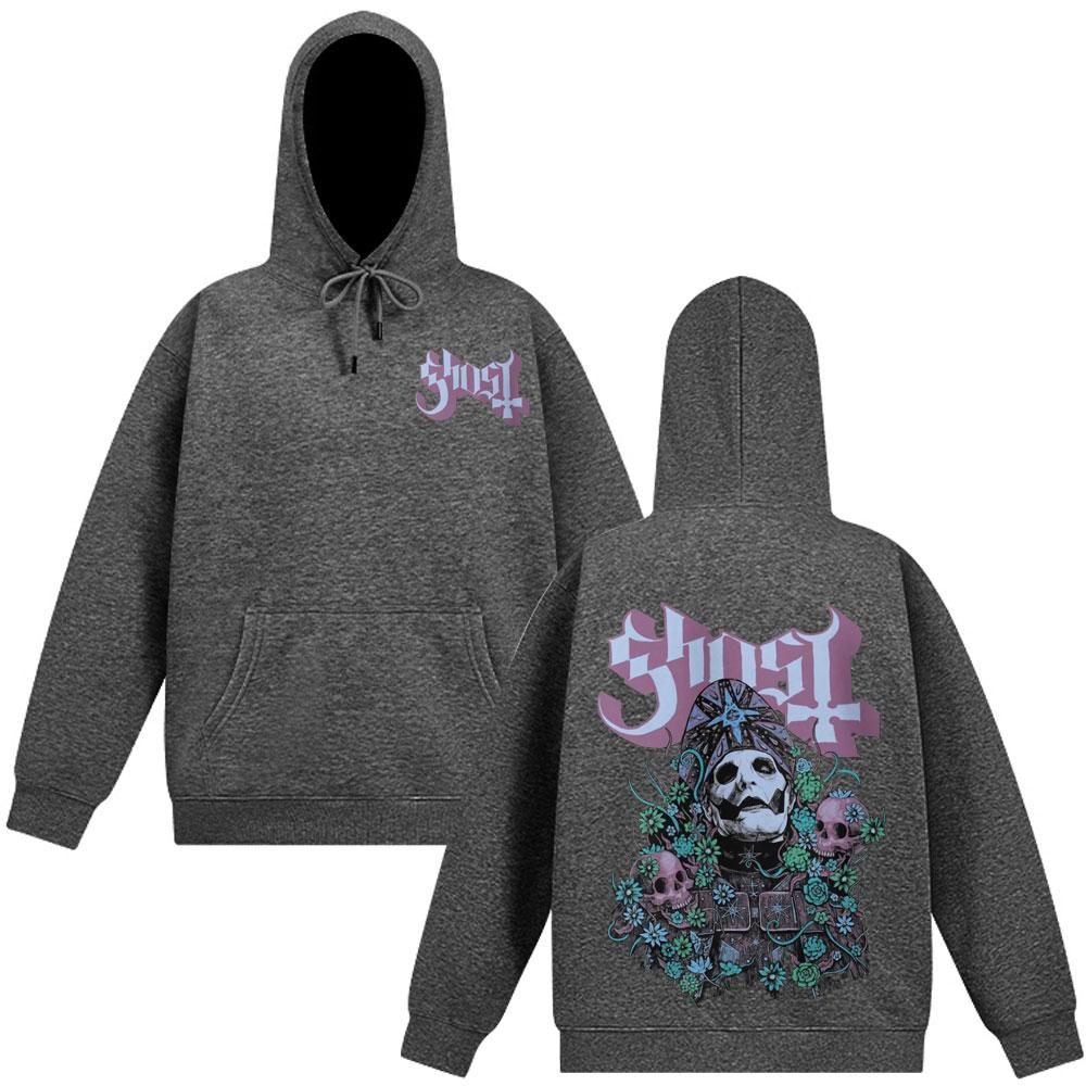 Vintage Ghost Band Cars Hoodies Y2k Clothes Winter Fashion Gothic Oversized Sweatshirts Long Sleeve Man Woman Hoodie Streetwear