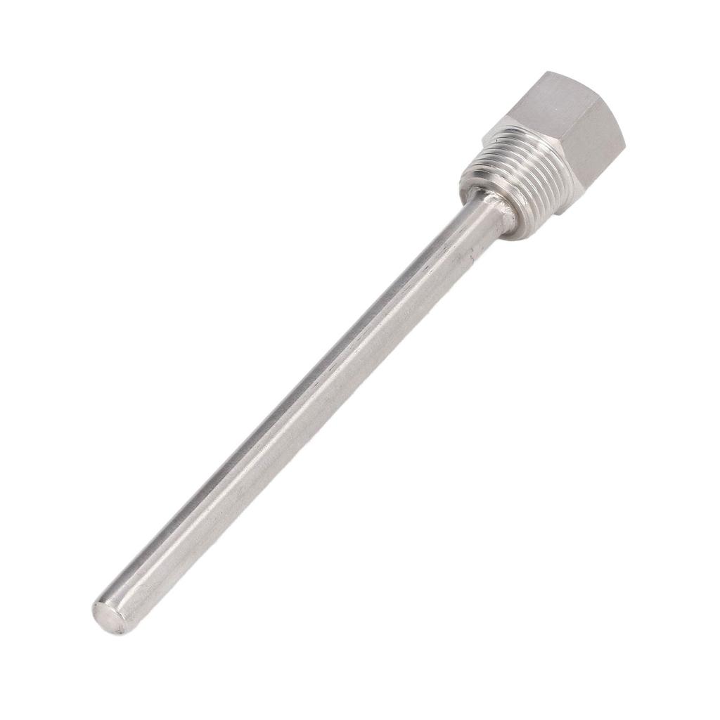 Stainless Steel Thermowell G1 2 Male Thread 6.7in Length Thermowell for Temperature Sensors