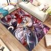 Anime Inuyasha Cartoon Area Rug Large,Carpet Rug for Living Room Bedroom Sofa Doormat Decoration,kids play Non-slip Floor Mat 3D