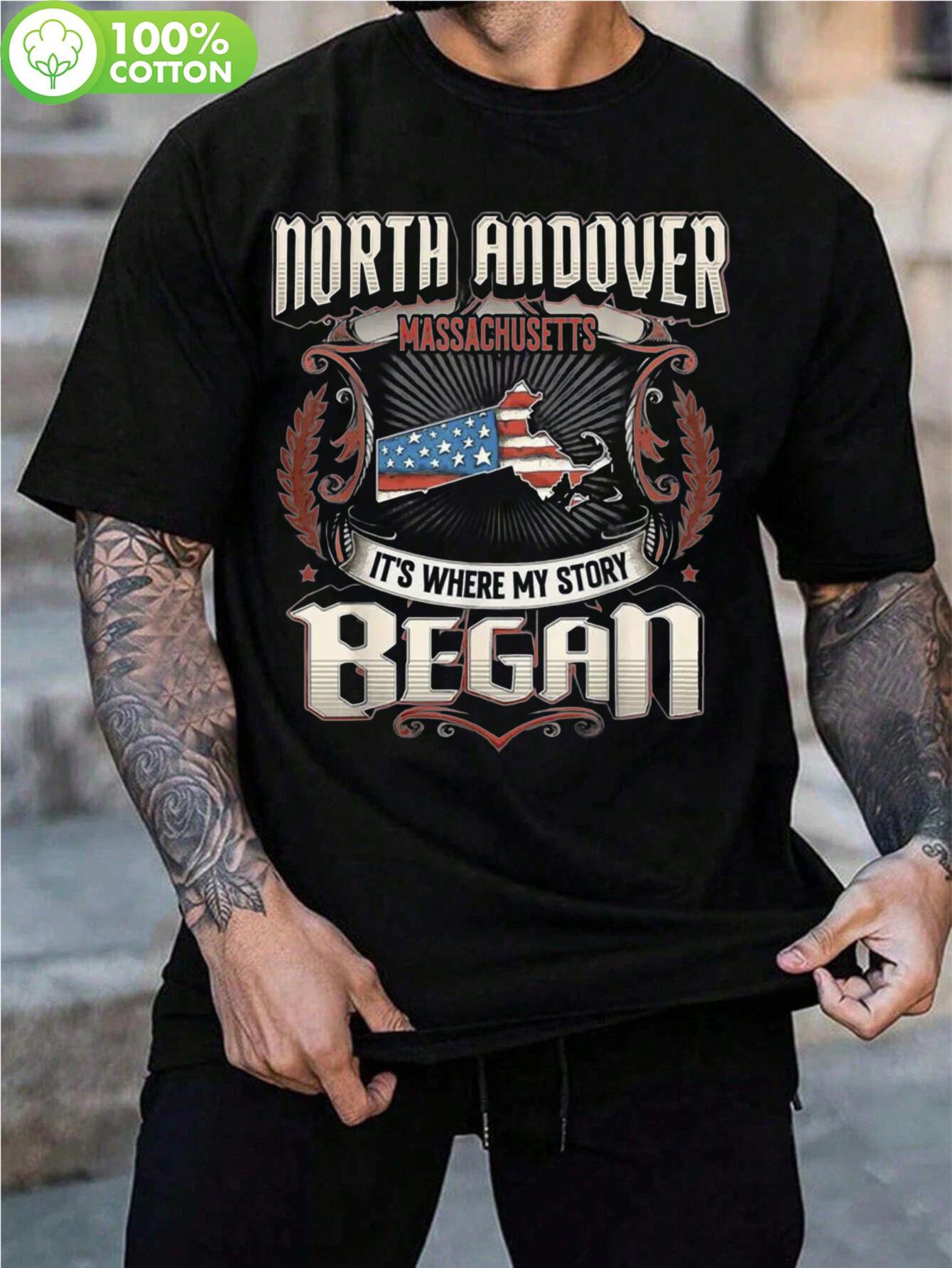 Patriotic 4th of July Tshirt - 100% Cotton Relaxed Fit Sh... M