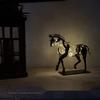 Adonis Horse Metal Sculpture With Lighting For Home Decor And Gift Giving