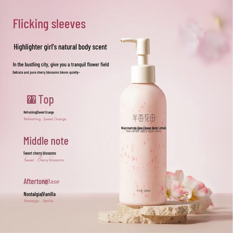 Half Acre Flower Field Niacinamide Cherry Blossom Body Lotion