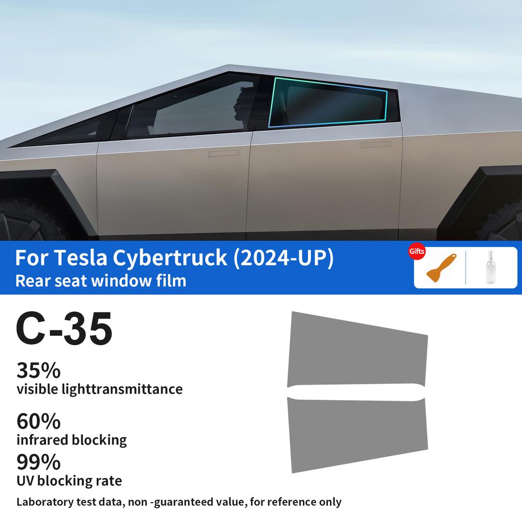 Autocollant Intérieur pour Tesla Cybertruck 2024 2025 Panneau Intérieur